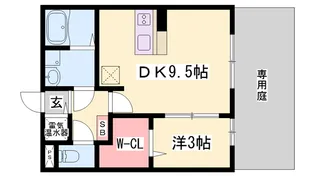 サントゥール ミディ【1階】の間取り