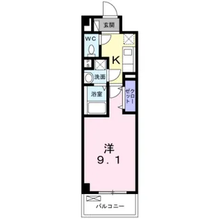 クレール【2階】の間取り