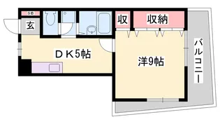 プラザY【401号室】の間取り
