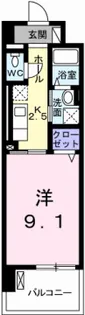 クレール姫路【7階】の間取り