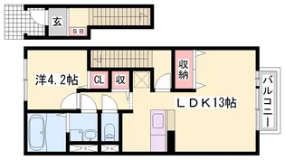 アゼリア大善【2階】の間取り