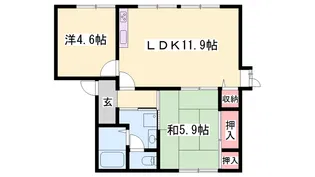 ディアス五反田【B202号室】の間取り