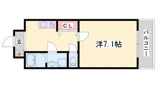 Capital.i姫路【7階】の間取り