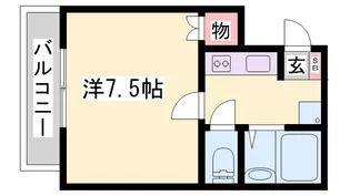 ルークレジデンス姫路Ⅲ【4階】の間取り