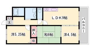 ベアーズ土山【3階】の間取り
