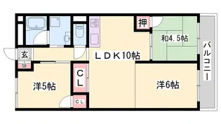 昭和ハイム南芳【705号室】の間取り