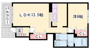 セレーノ【1階】の間取り
