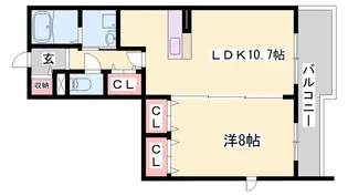 パークサイド 明神【2階】の間取り