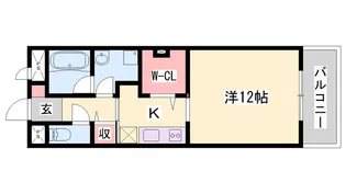 フィオーレ北条【306号室】の間取り