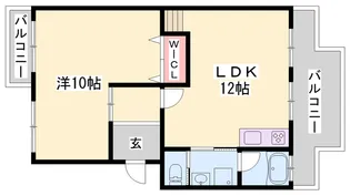 アイマンション【2階】の間取り