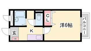 ウインズ長池【2階】の間取り