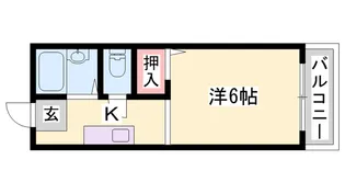 リヴェール田寺【1階】の間取り