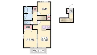 ル・アベニール【2階】の間取り