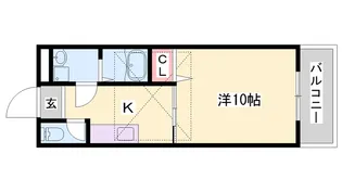 メゾンモンテピッコロ【204号室】の間取り