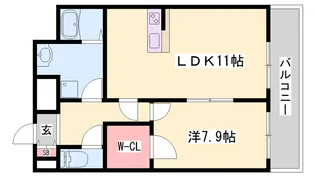 Capital.i姫路【9階】の間取り