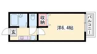 クリエイト興浜【203号室】の間取り