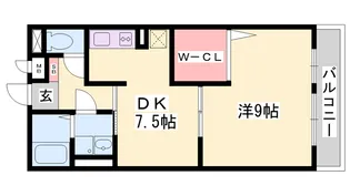 サンテ・レザンジュ A棟【3階】の間取り