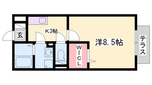 グランドソレーユ西蒲田【1階】の間取り