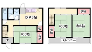 兵庫県姫路市藤ケ台【一戸建】の間取り