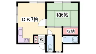 新在家ハウス【2階】の間取り