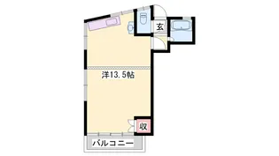 東口ハイツ【201号室】の間取り