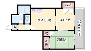 イーストアヴェニュー【306号室】の間取り