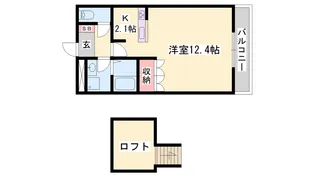 アシュランス【2階】の間取り