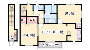 ノースリバー・T【202号室】の間取り
