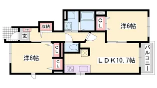パッソ神田Ⅱ【1階】の間取り