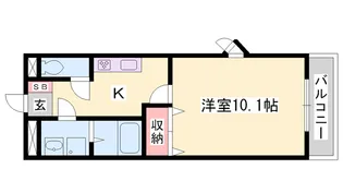 ラフィーヌ上野田Ⅱ【2階】の間取り