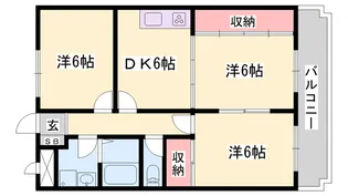 アドニス【203号室】の間取り