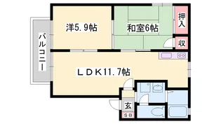フォーレス充清【1階】の間取り