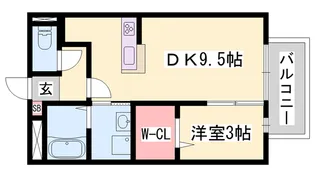 セリバテール荒川【103号室】の間取り