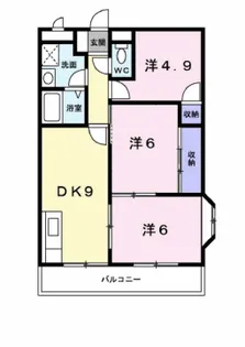 ヴィラデルソーレ【1階】の間取り