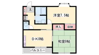 メゾン付城【1階】の間取り