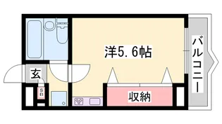 サンパレス21姫路【3階】の間取り