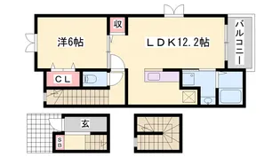 エスペランサⅡ【3階】の間取り