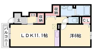 花水木【1階】の間取り
