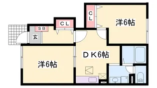 フィールドパレスⅢ【1階】の間取り