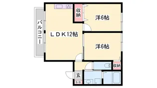 クラスティーナ【2階】の間取り