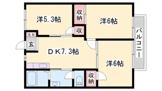 ニューシティー勢田【2階】の間取り