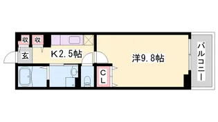 サンクレメントB【2階】の間取り