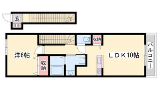 エレガント・カーサ【2階】の間取り