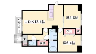 ソレイユ白浜北Ⅰ【1階】の間取り