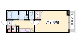 サニーレフィーノ【1階】の間取り
