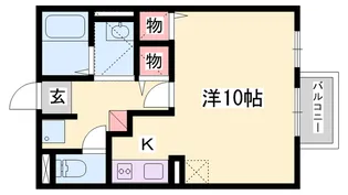 サルドセジュール【2階】の間取り