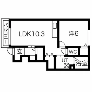アルト アデランテ【1階】の間取り