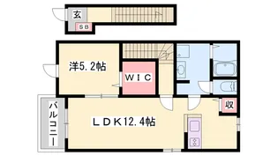 ラインハート【2階】の間取り