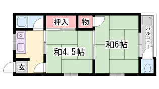 たくみ荘【5号室】の間取り
