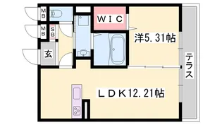 Casa Felice【303号室】の間取り